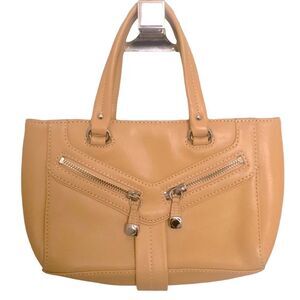 Cole Haan Alexa Mini Leather Tote – Camel Caramel Neutral Bag